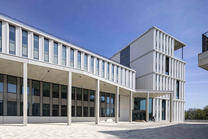 Sichtbetonfassade am digitalem Gründerzentrum Ingolstadt