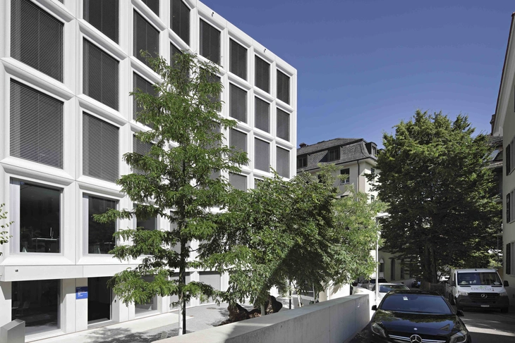 Sichtbetonfassade Hochbauamt Zürich Schweiz