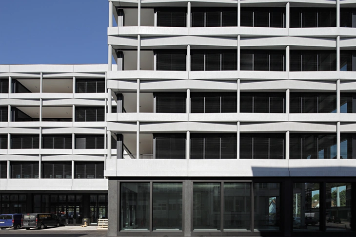 Betonfassade Atmos Zürich Schweiz von hemmerlein