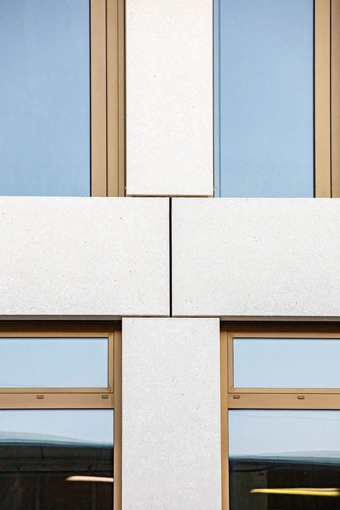 Detail Sichtbetonfassade