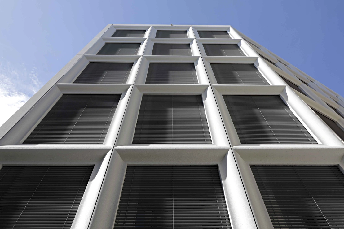 Architekturbetonfassade am Hochbauamt in Zürich