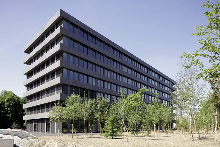 Sichtbetonfassade geschliffen Citygate Basel Schweiz