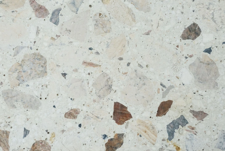 Detail Sichtbeton beige geschliffen hemmerlein