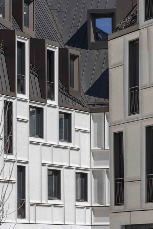 Betonfassade Augustinerhof Nürnberg