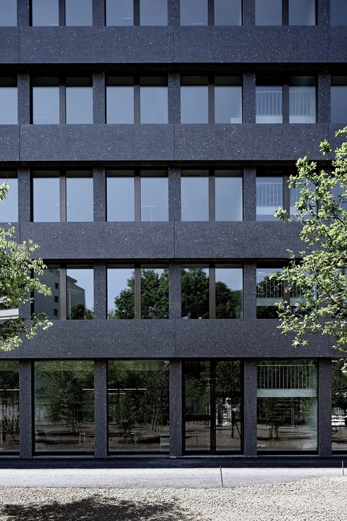 Betonfassade geschliffen Citygate Basel Schweiz