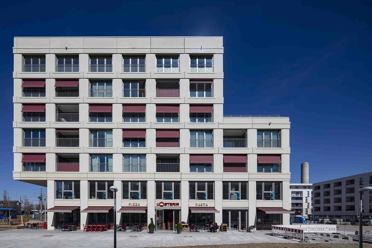 Architekturbetonfassade Bauhausplatz München