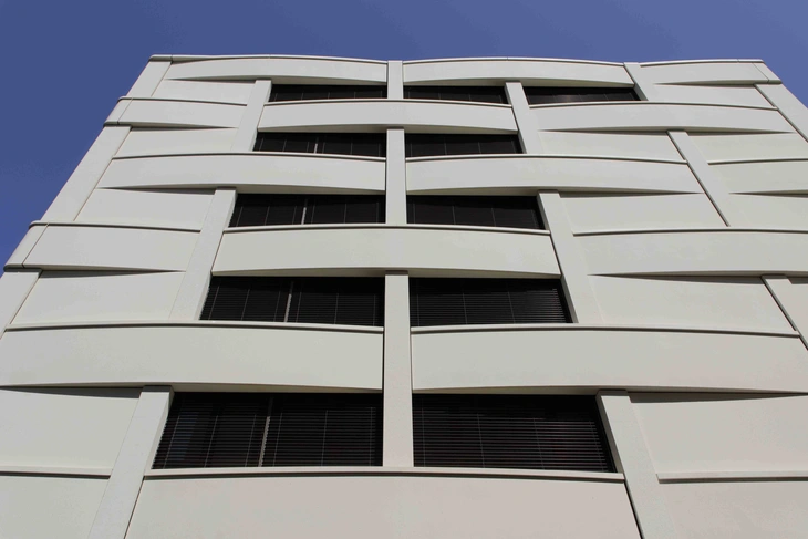 Betonfassade in Ennetbaden Schweiz