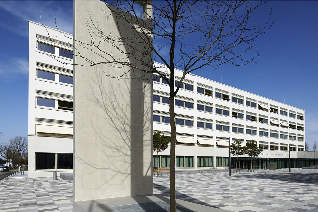 Sichtbetonfassade FOS Nordhaide München